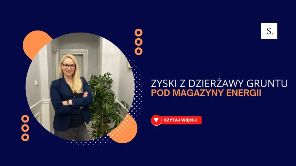 zysk z dzierżawy gruntu pod magazyny energii